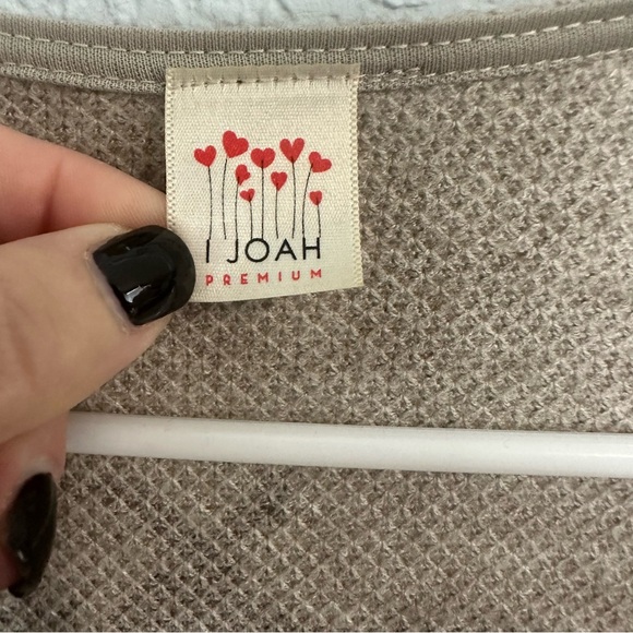 Dutch Bros Women’s SMALL Long Light Tan Duster Sweater RARE So CUTE! DB 1992 - Picture 7 of 8